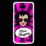 Coque LG L90 Miss Shopping Brune