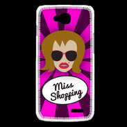 Coque LG L90 Miss Shopping Rousse