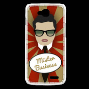 Coque LG L90 Mister Business Brun