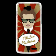 Coque LG L90 Mister Business Chatain