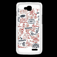 Coque LG L90 Adishatz All Over Rugby