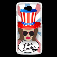 Coque LG L90 Miss USA Chatain