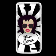 Coque LG L90 Miss Corse Brune