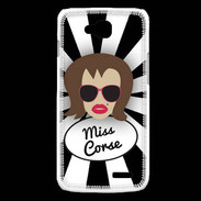Coque LG L90 Miss Corse Chatain