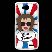 Coque LG L90 Miss France Chatain