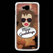 Coque LG L90 Miss Guadeloupe Chatain