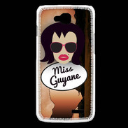 Coque LG L90 Miss Guyane Brune