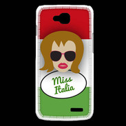 Coque LG L90 Miss Italie Rousse