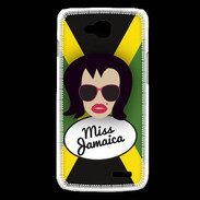 Coque LG L90 Miss Jamaica Brune