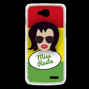 Coque LG L90 Miss Rasta Brune
