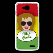 Coque LG L90 Miss Rasta Rousse