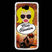 Coque LG L90 Miss Réunion Blonde