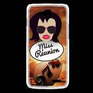 Coque LG L90 Miss Réunion Brune