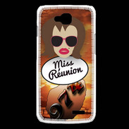 Coque LG L90 Miss Réunion Chatain