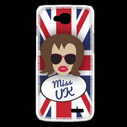 Coque LG L90 Miss UK Chatain