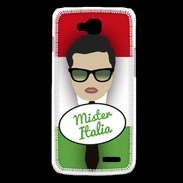 Coque LG L90 Mister Italie Brun