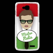 Coque LG L90 Mister Italie Chatain