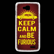 Coque LG L90 Keep Calm and Be Furious Rouge