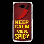 Coque LG L90 Keep Calm and Be Spicy Rouge