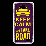Coque LG L90 Keep Calm and Take o road 2 Violet