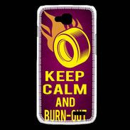 Coque LG L90 Keep Calm and Burn Out Rose