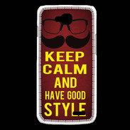 Coque LG L90 Keep Calm and Have a good Style Rouge