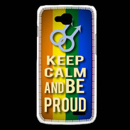 Coque LG L90 Keep Calm and Be Proud mens Gay