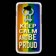 Coque LG L90 Keep Calm and Be proud Women Gay