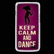 Coque LG L90 Keep Calm and Dance Rose