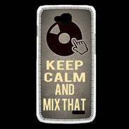 Coque LG L90 Keep calm and Mix That Gris