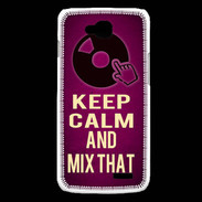 Coque LG L90 Keep Calm and Mix That Rose