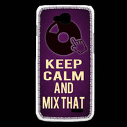 Coque LG L90 Keep Calm and Mix That Violet