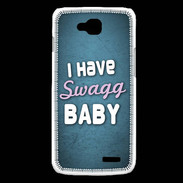 Coque LG L90 I have Swag bleu ZG