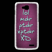Coque LG L90 LOL MDR Rose ZG