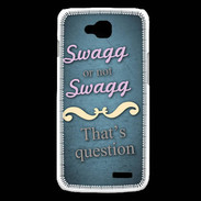 Coque LG L90 Swag or Not bleu ZG