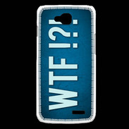 Coque LG L90 WTF bleu ZG