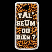 Coque LG L90 Ta l'seum ou bien Léopard