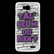 Coque LG L90 Ta l'seum ou bien Violet