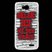 Coque LG L90 Belek Ici Rouge