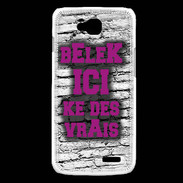 Coque LG L90 Belek Ici Violet