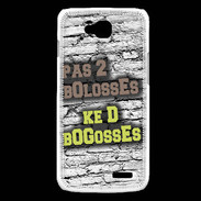 Coque LG L90 Pas 2 bolosses sur fond en brique