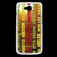 Coque LG L90 Wesh Vert Jaune Sun