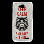Coque LG L90 Keep calm pitbull 2 ZG