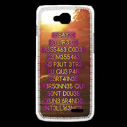 Coque LG L90 Message codé ZG