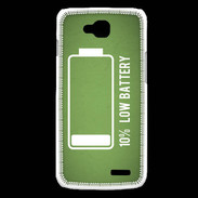 Coque LG L90 Low Battery vert ZG