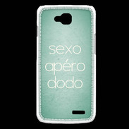 Coque LG L90 Sexo Apéro Dodo vert ZG