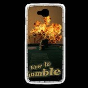 Coque LG L90 Poker flamme