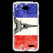 Coque LG L70 Drapeau français vintage 2