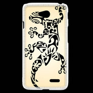 Coque LG L70 Salamandre tribal