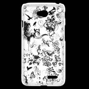 Coque LG L70 Design Fleur Tribal